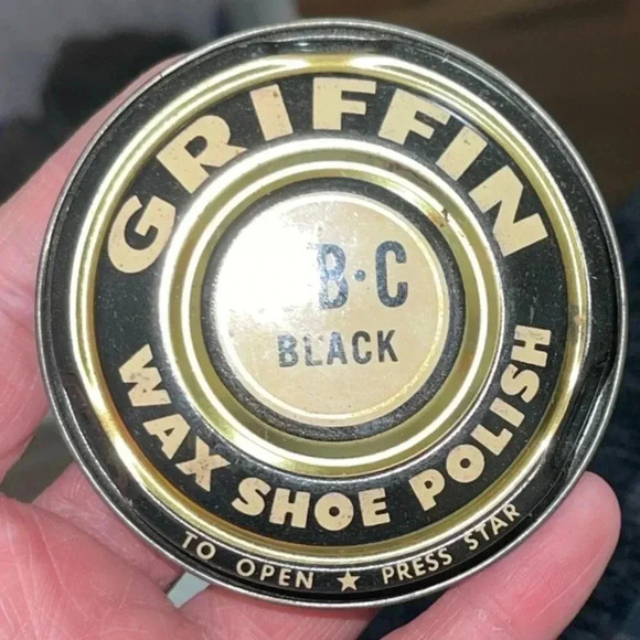 Griffin Vintage Shoe Polish Tins - Picture 1 of 3